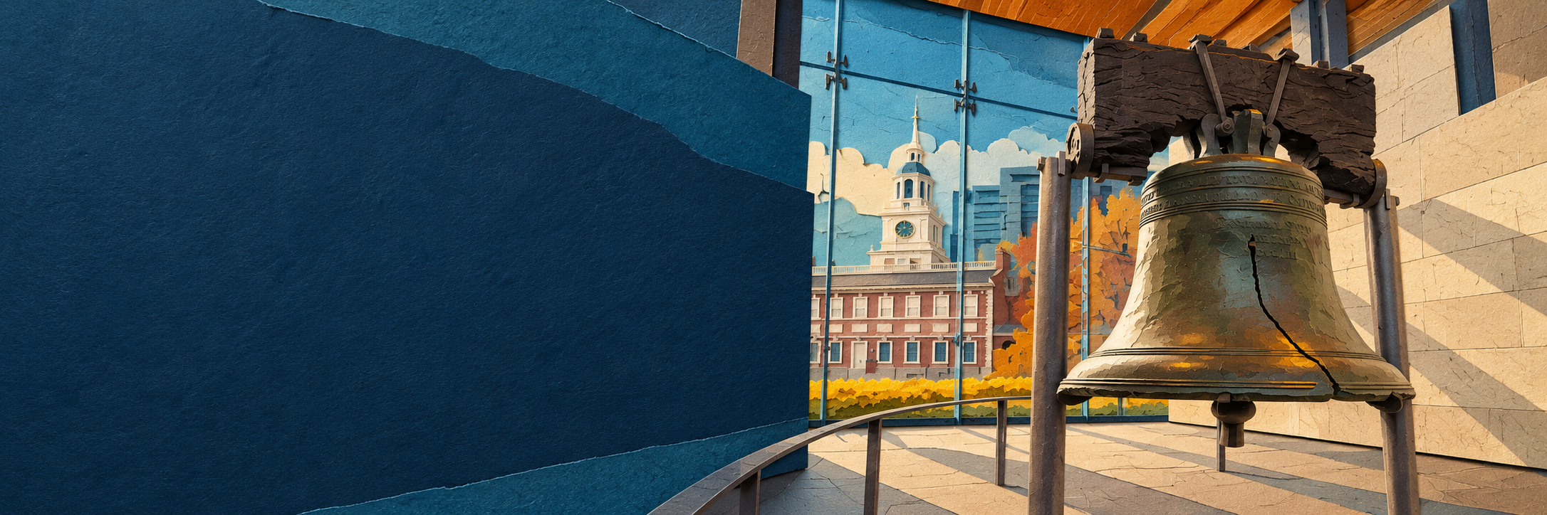 Artistic view of the Liberty Bell prepared for the JATC brochure